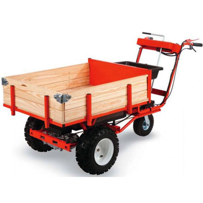 Chariot De Transport Dumper 300kg - Bac 75L Basculeur - Pneus 10" - Vert - Jardin, Chantier